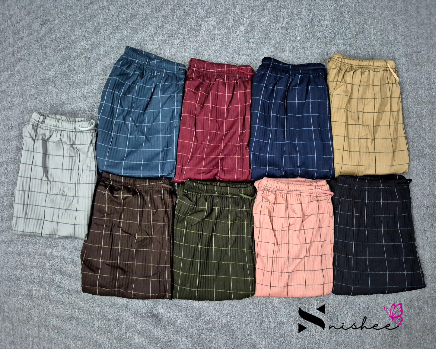 Checked Palazzo Pant