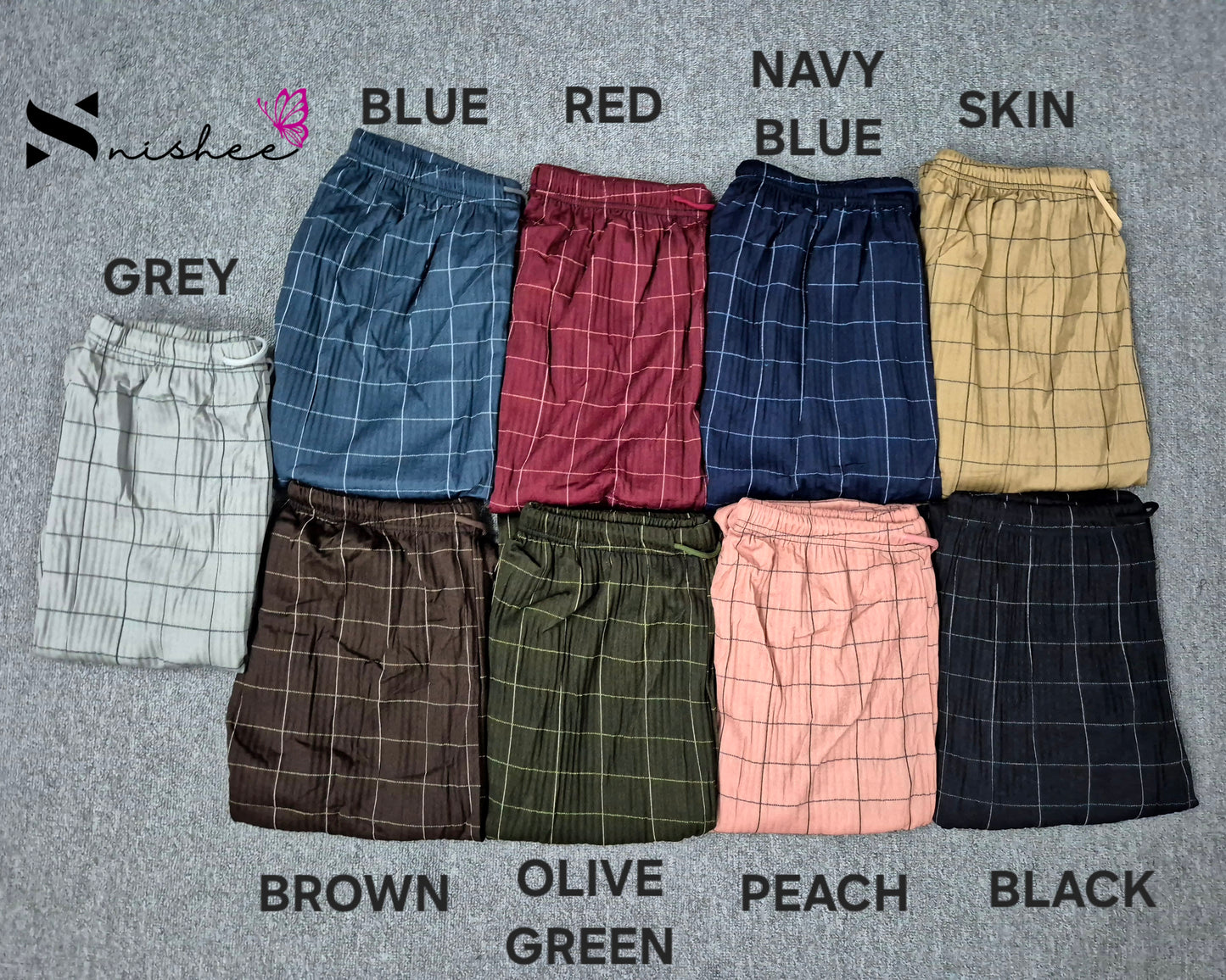 Checked Palazzo Pant