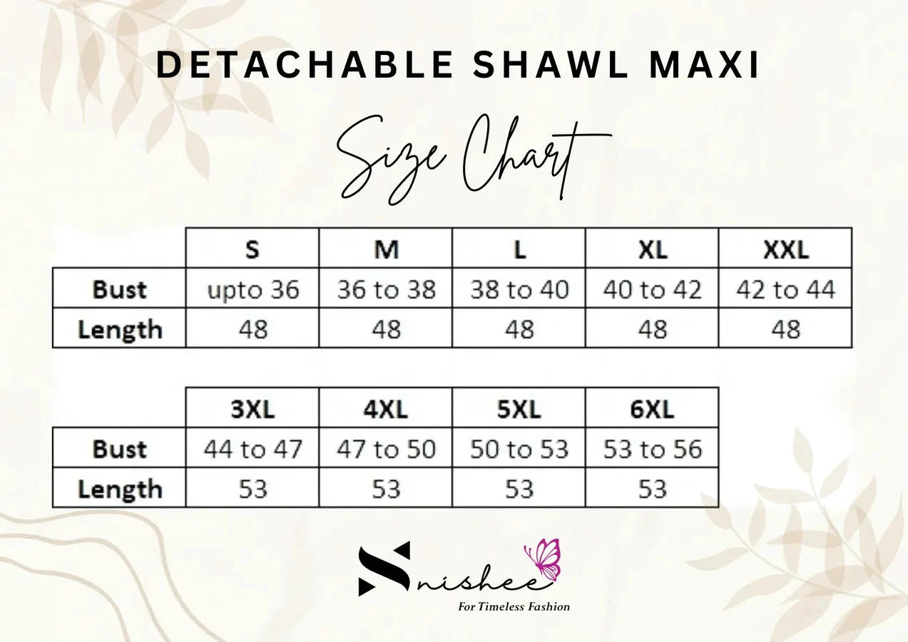 Monsoon Lily - Shawl Maxi - Midi Length