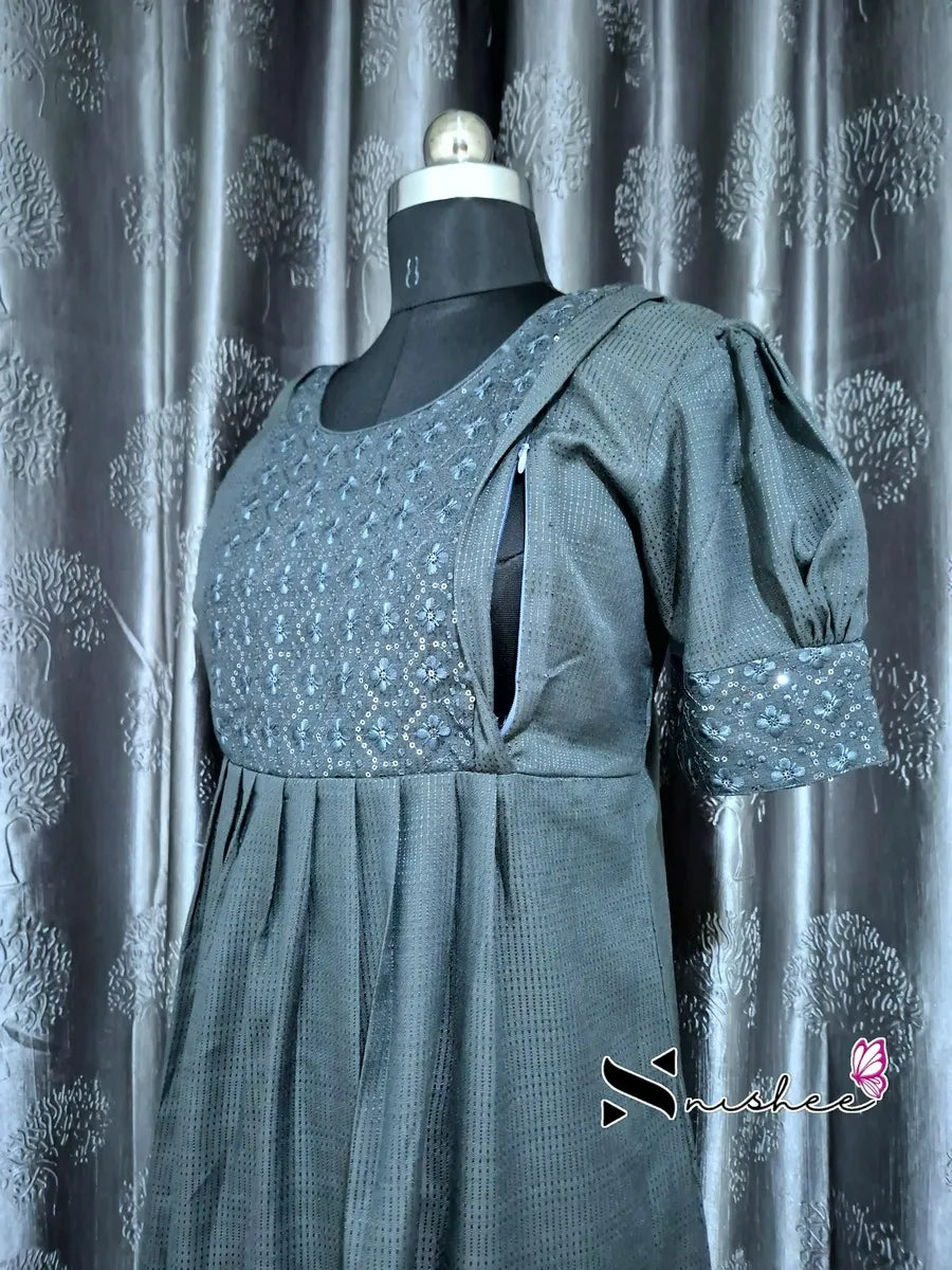 Maternity Feeding Kurti - WITH ZIP (MF014)