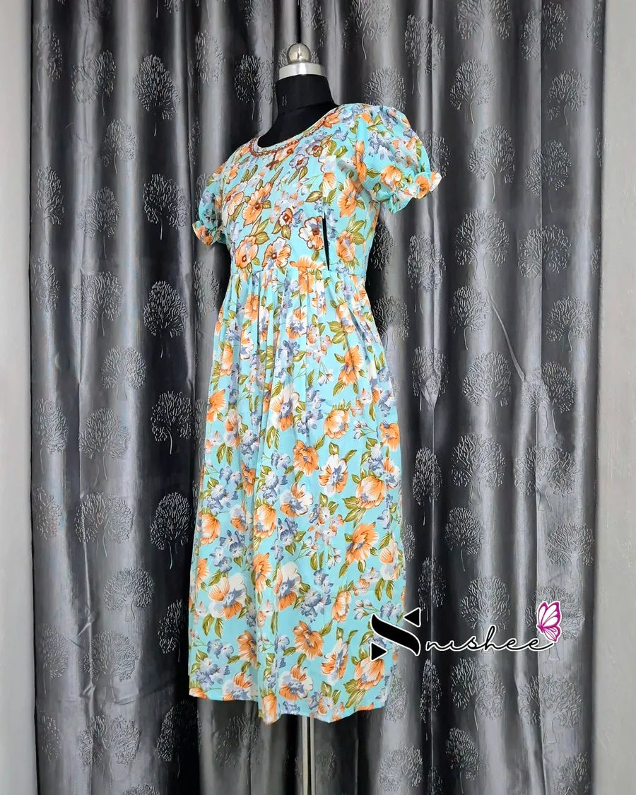 Maternity Feeding Kurti - WITH ZIP (MF035)
