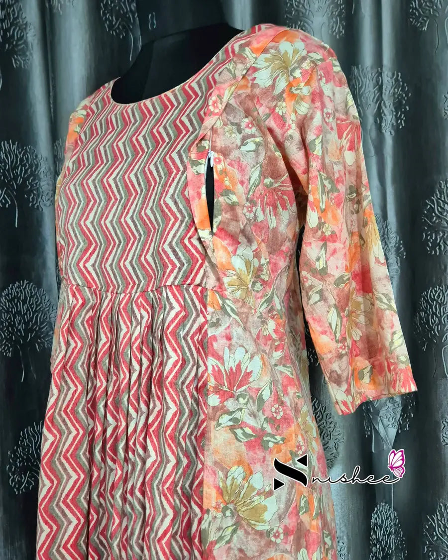 Maternity Feeding Kurti - WITH ZIP (MF036A)