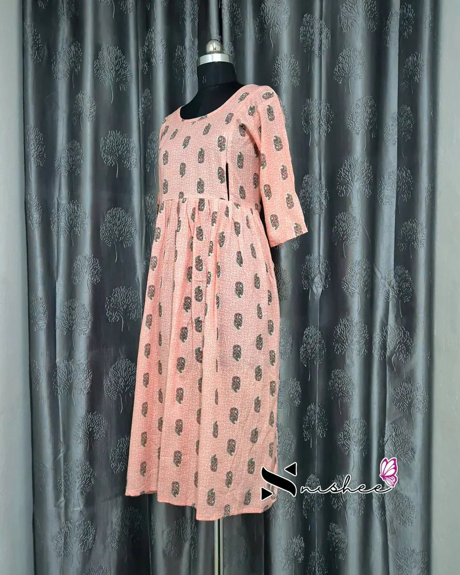 Maternity Feeding Kurti - WITH ZIP (MF045A)