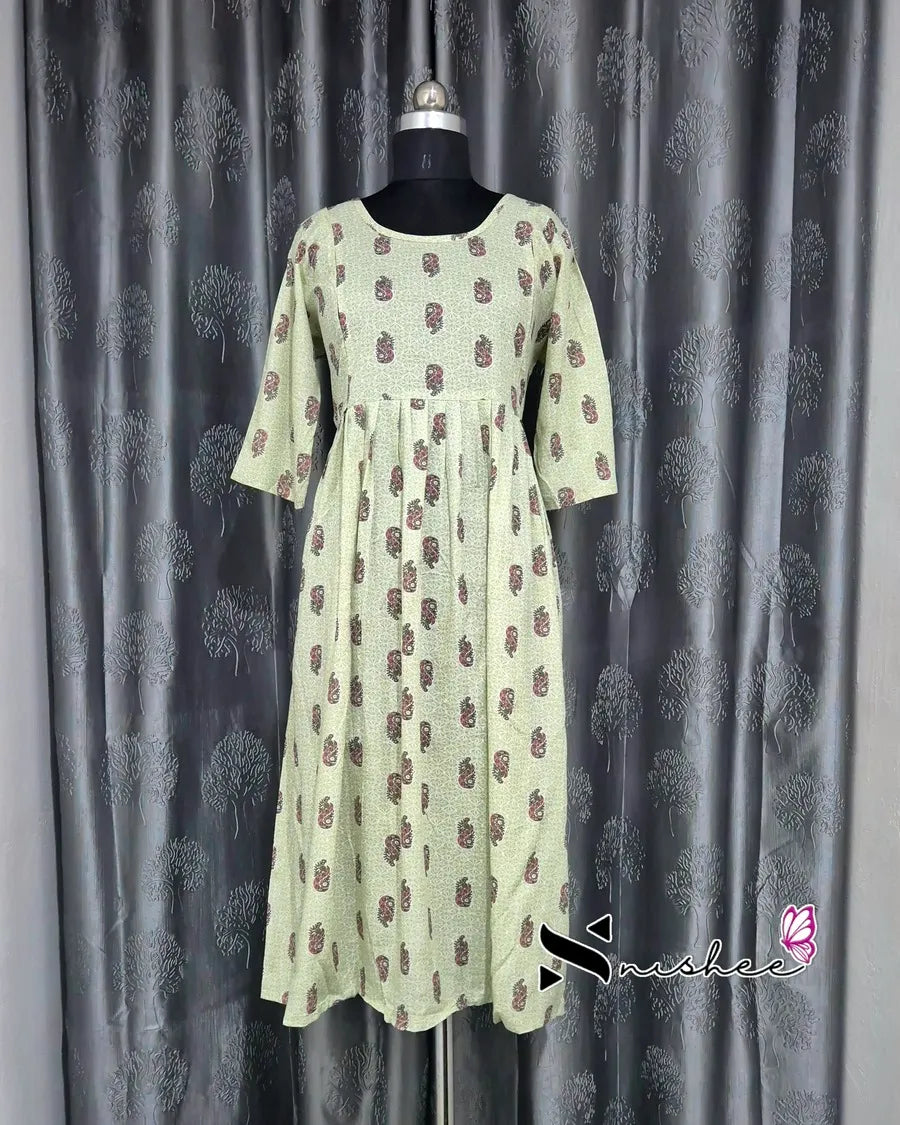 Maternity Feeding Kurti - WITH ZIP (MF045C)