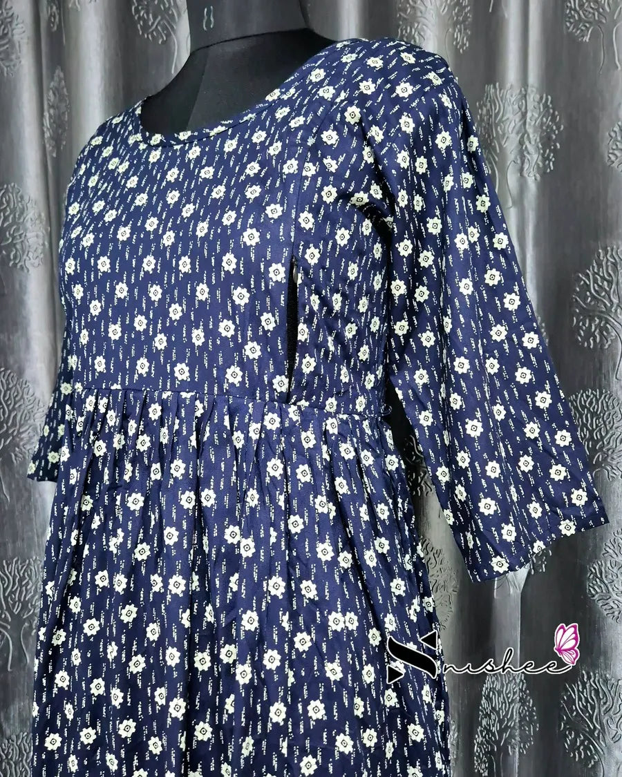 Maternity Feeding Kurti - WITH ZIP (MF046C)