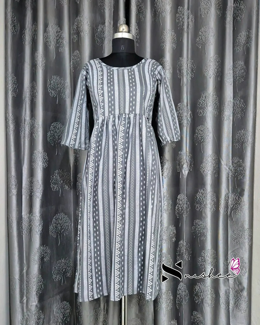 Maternity Feeding Kurti - WITH ZIP (MF047B)