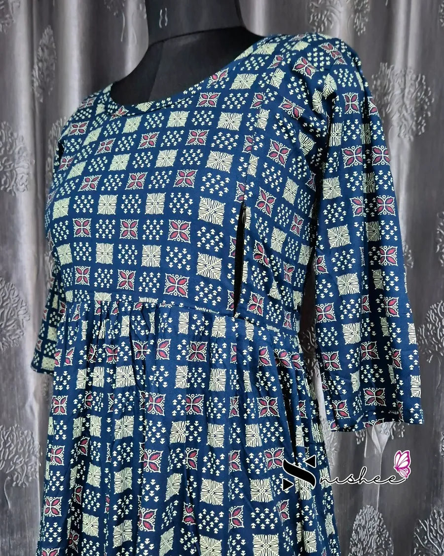 Maternity Feeding Kurti - WITH ZIP (MF048A)