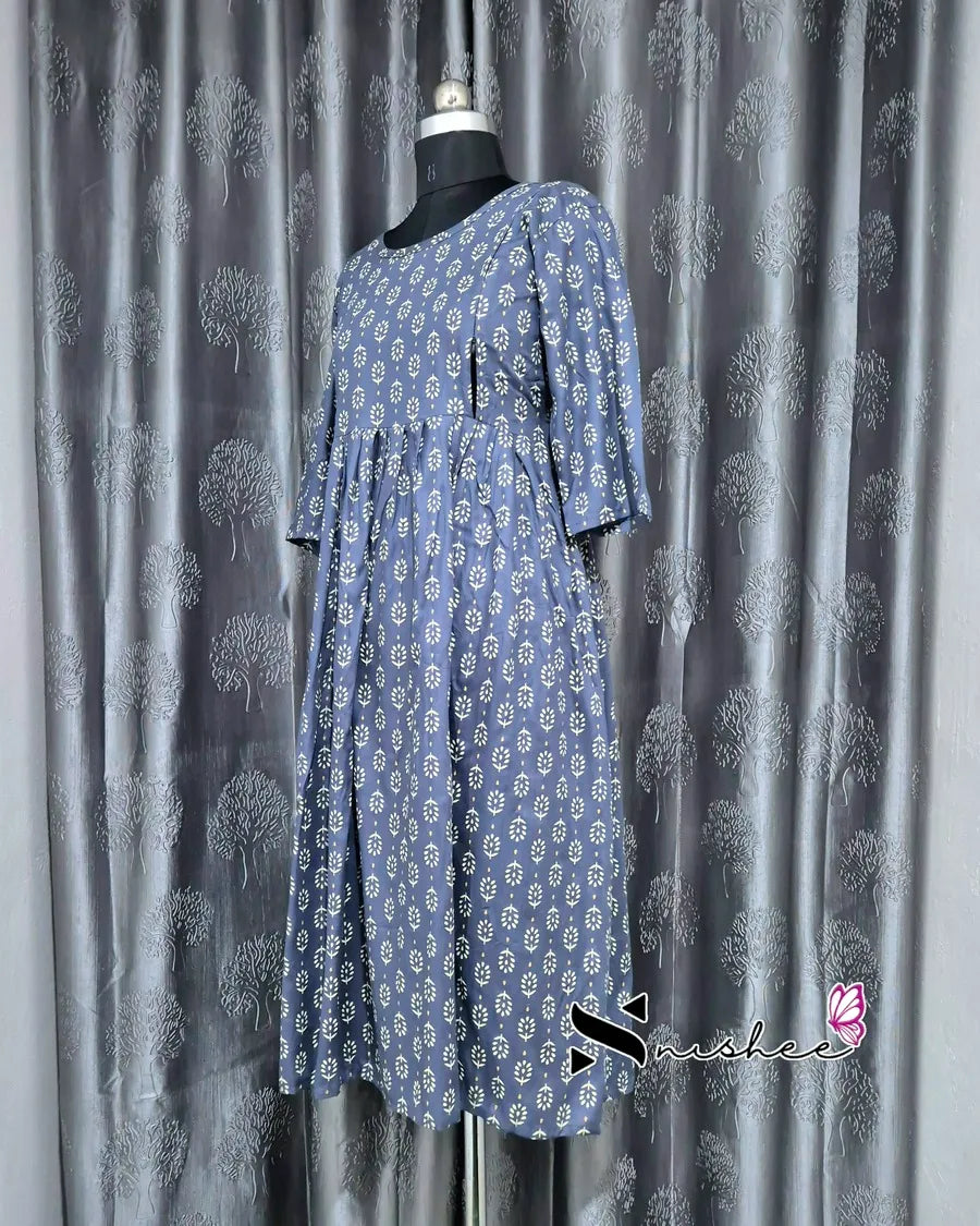 Maternity Feeding Kurti - WITH ZIP (MF049D)