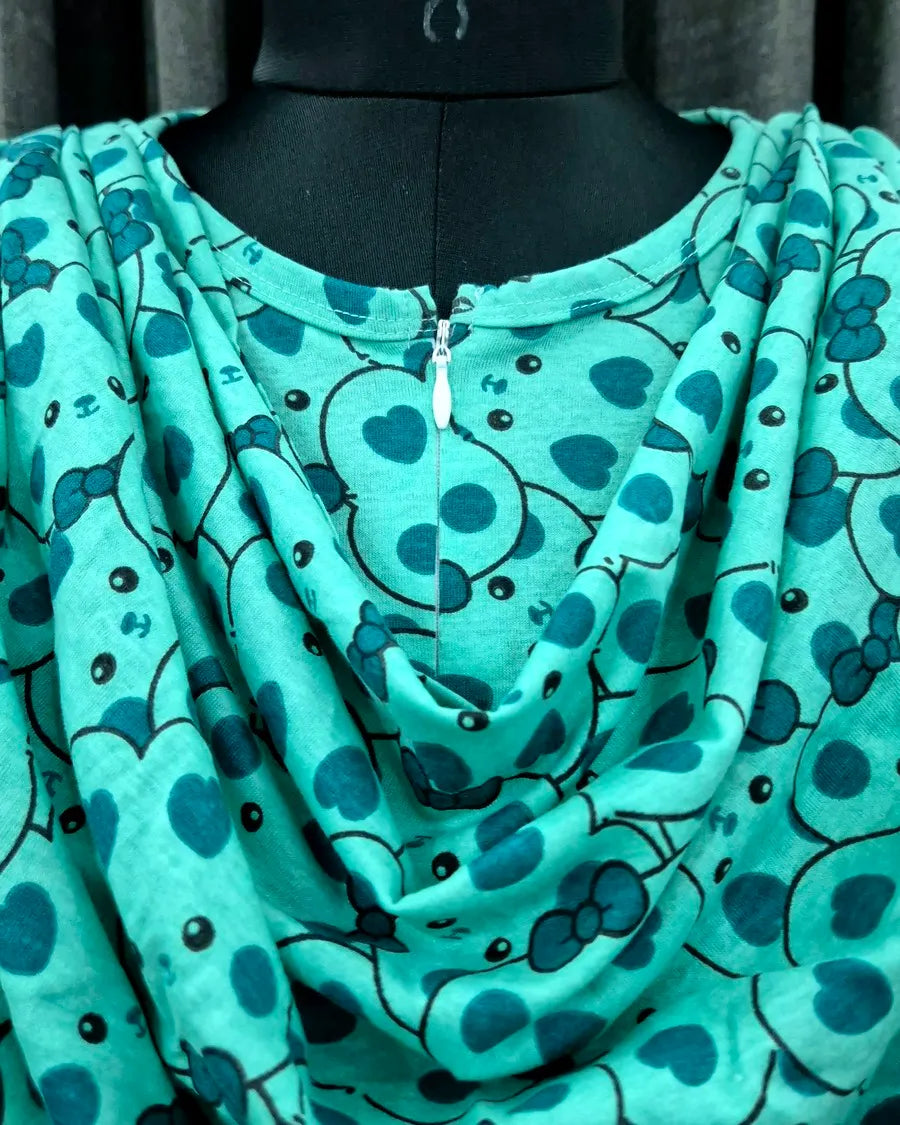 Doodle Bear - Shawl Maxi - Full Length - Plus Size