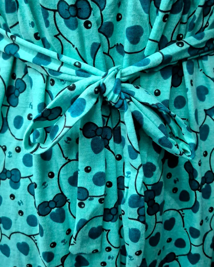 Doodle Bear - Shawl Maxi - Full Length - Plus Size