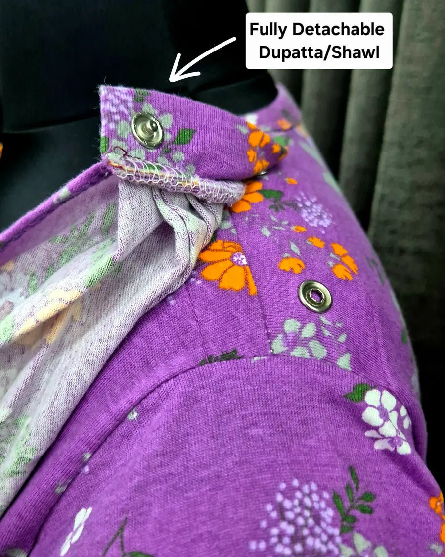 Peony - Shawl Maxi - Full Length - Plus Size