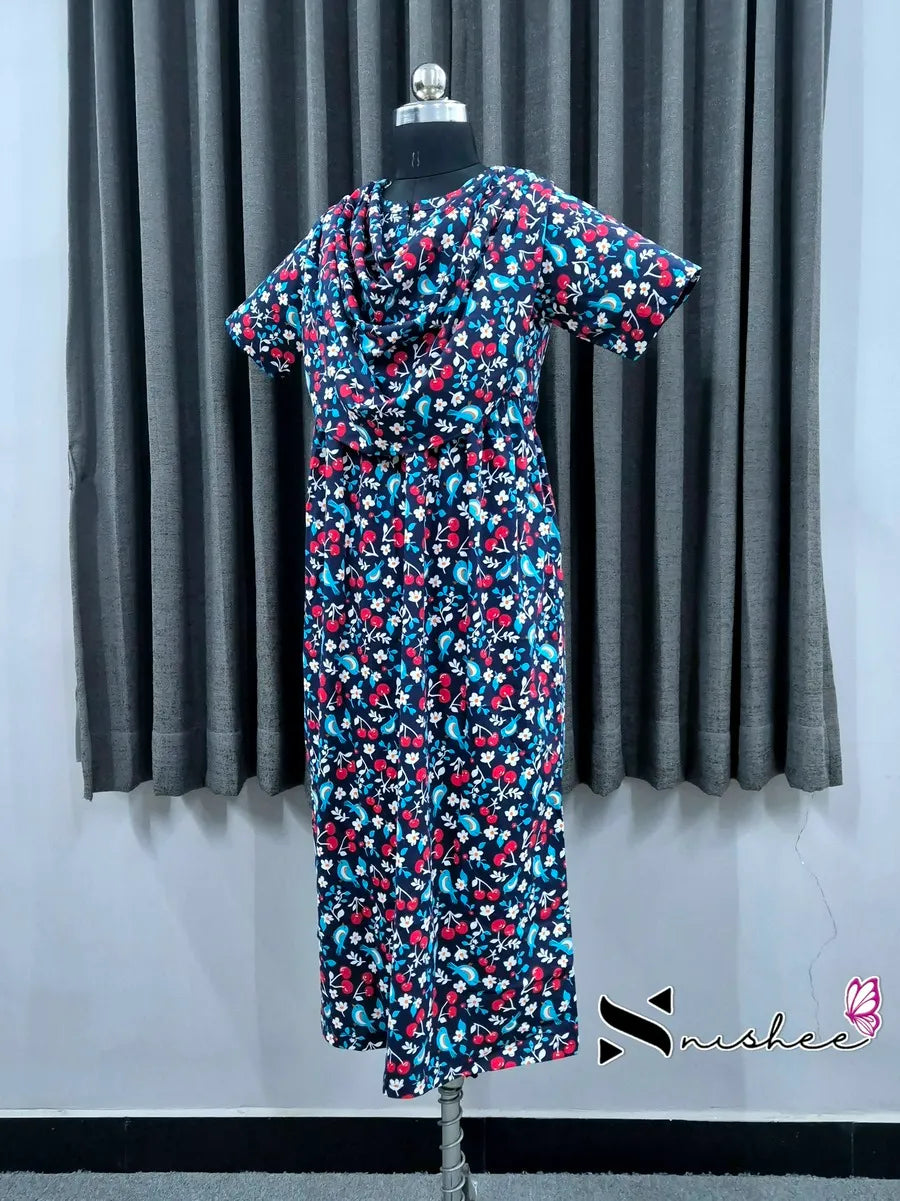 Cherry Sparrow - Shawl Maxi - Full Length - Plus Size