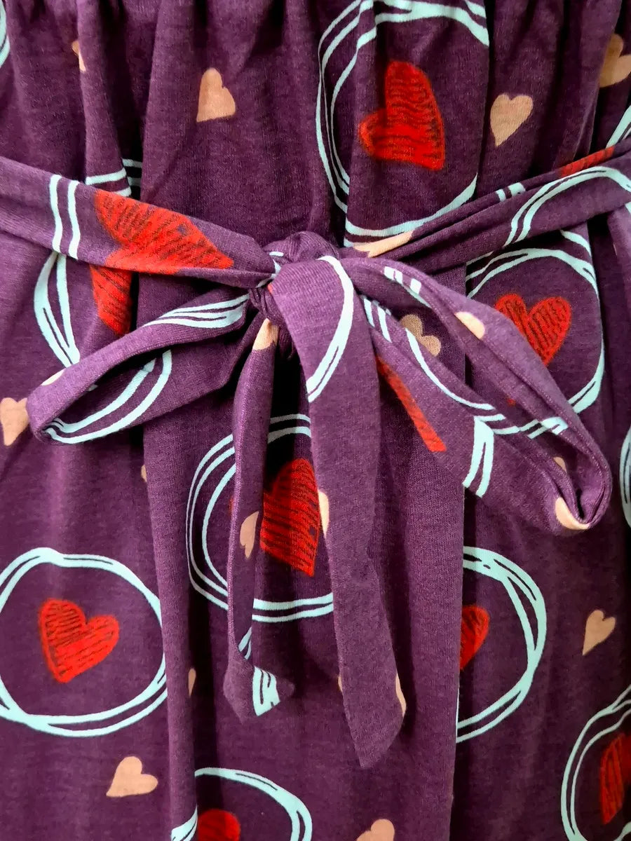 Revolving Heart - Shawl Maxi - Full Length - Plus Size