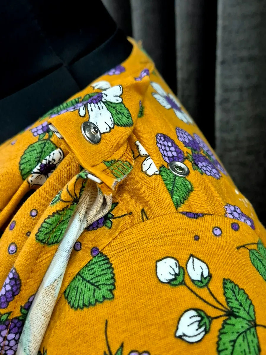 Grapes Blossom - Shawl Maxi - Full Length - Plus Size