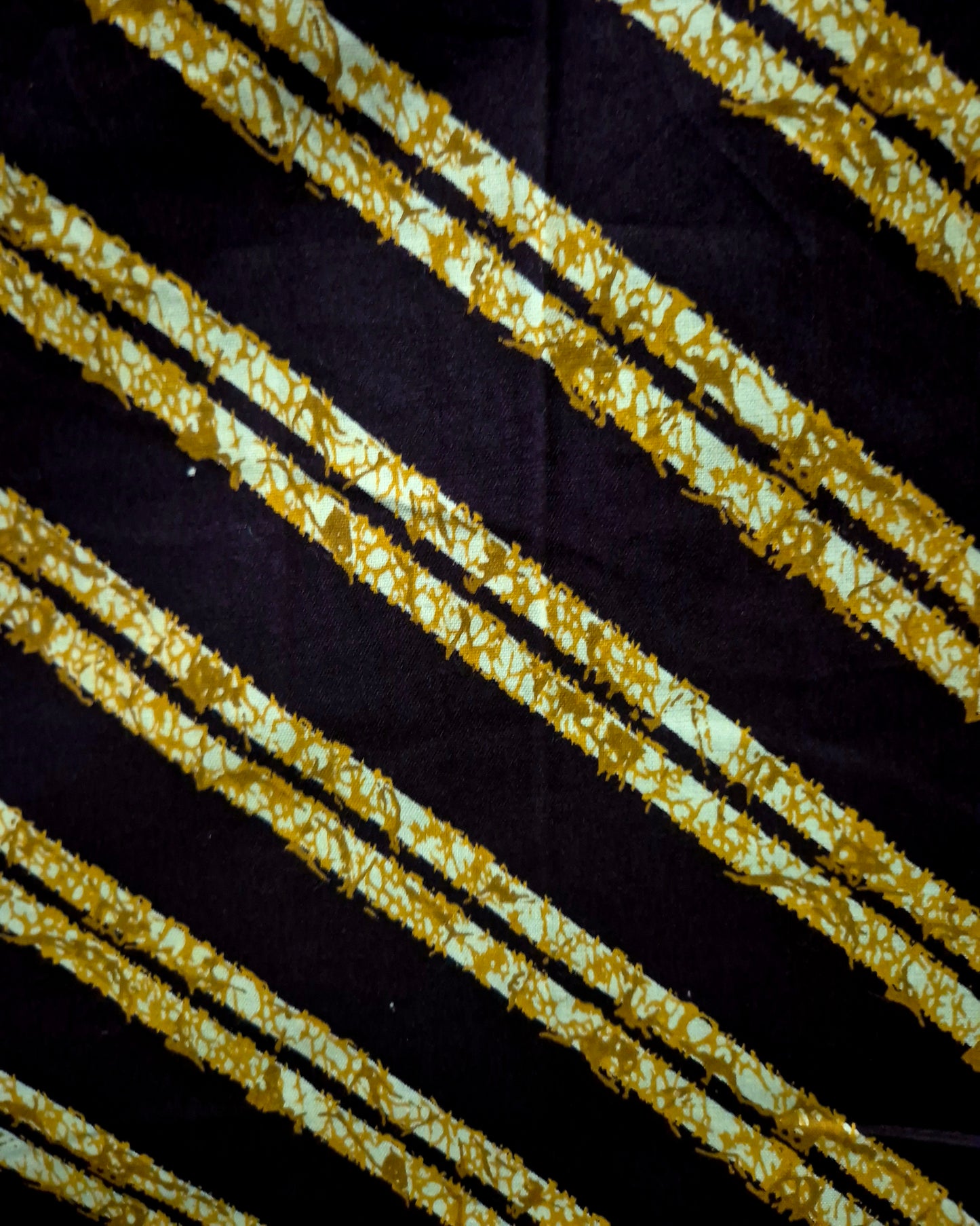Brown Diagonal Stripes Frock Nighty