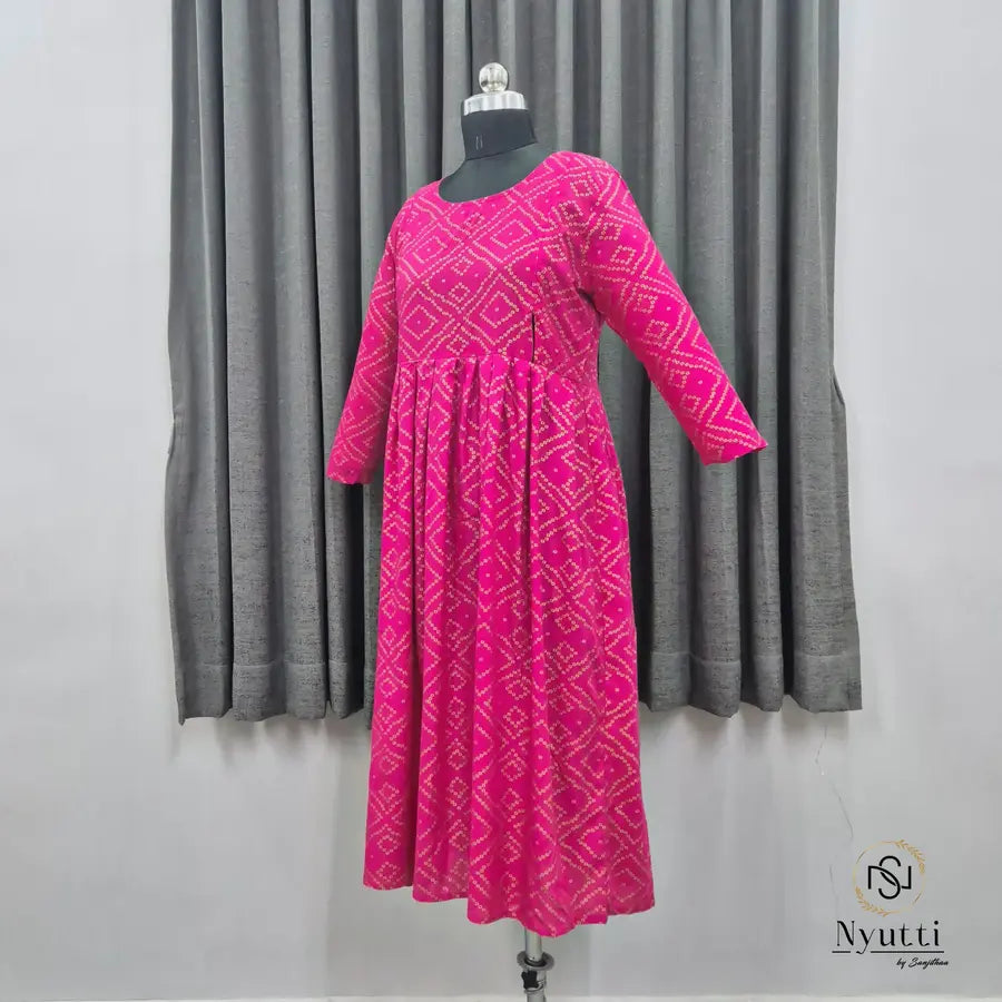 Jivika Cotton Feeding Kurti WITH ZIP