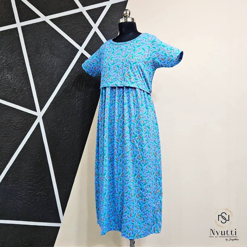 Blue Willow - Pull Up - Midi Length