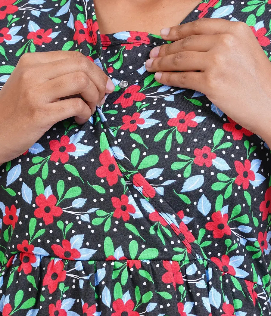 Poppy - Side Pull - Midi Length