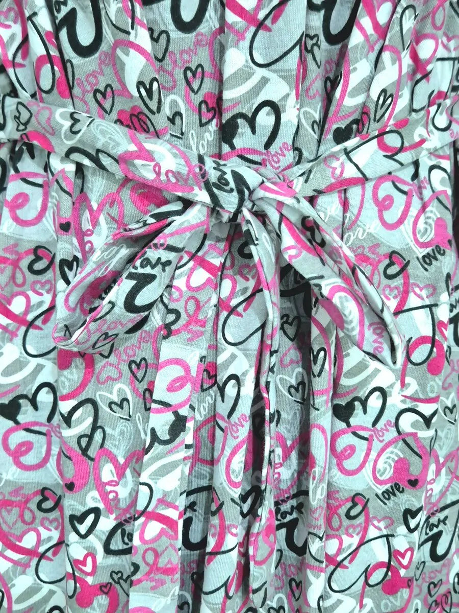 Doodle Hearts - Pull Up - Full Length - Plus Size