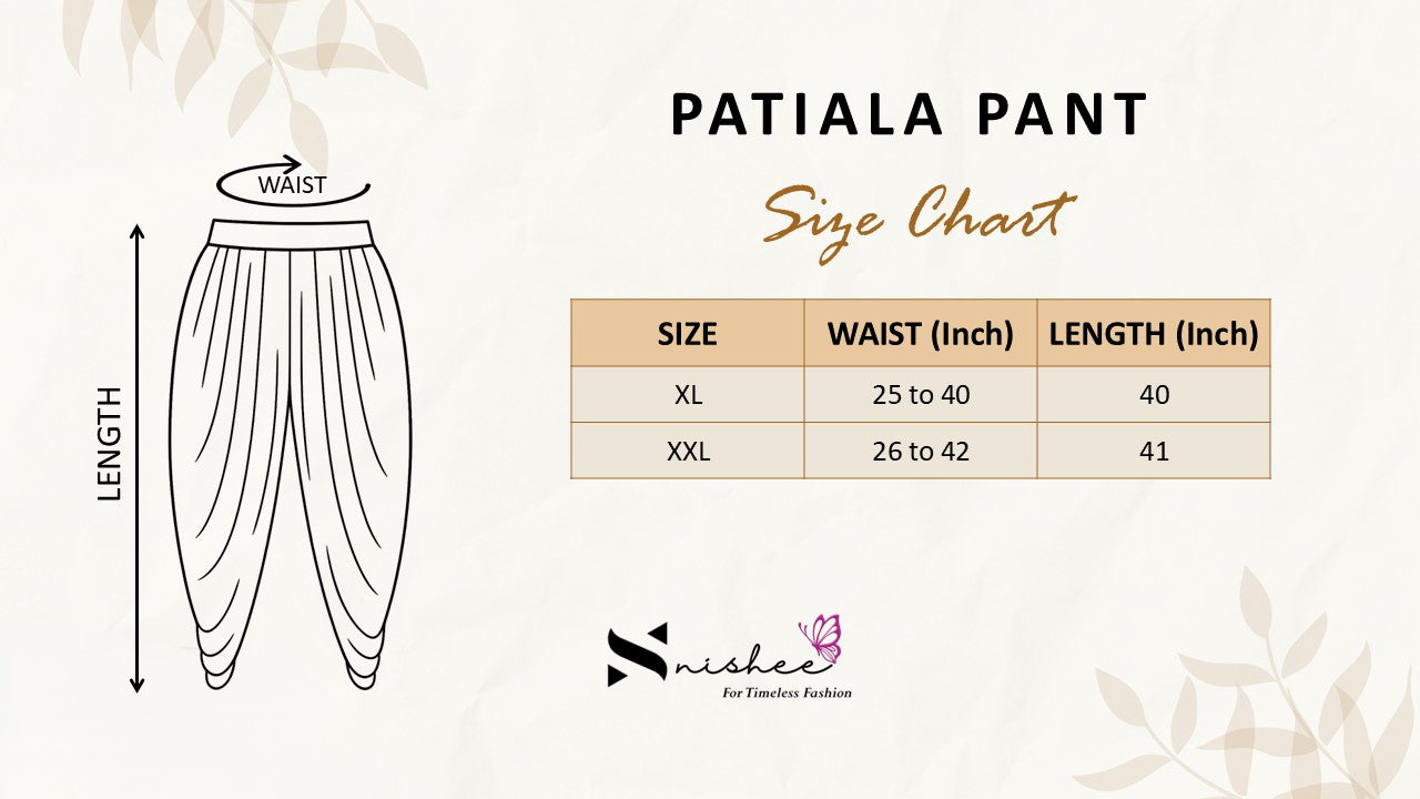 Black Patiala Pant
