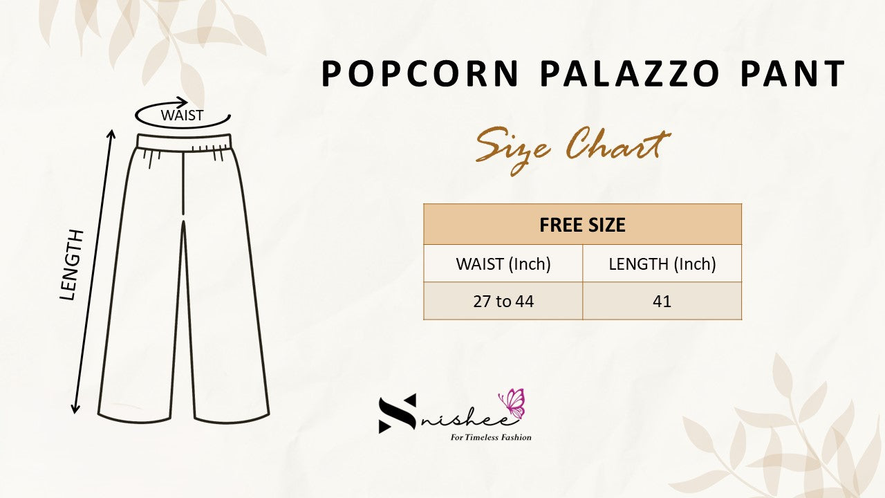 Popcorn Palazzo Pant