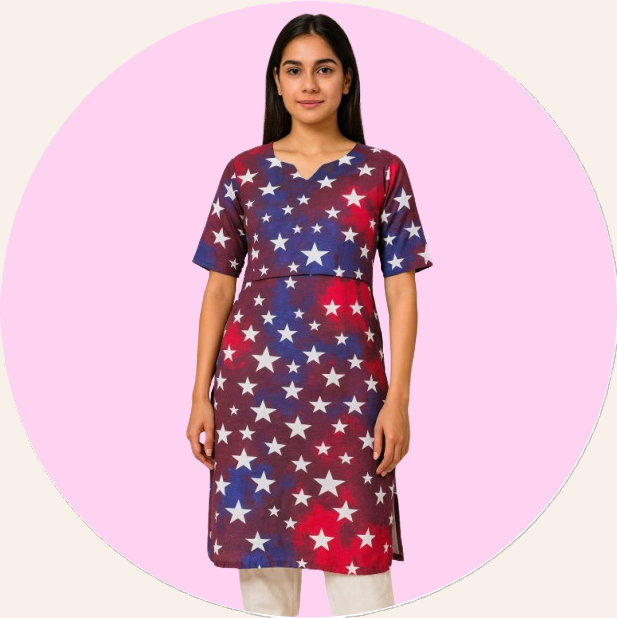 Pull-Up Feeding Kurti