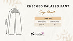Checked Palazzo Pant