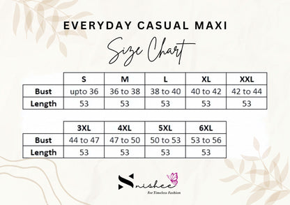Vine Everyday Casual Maxi with detachable belt