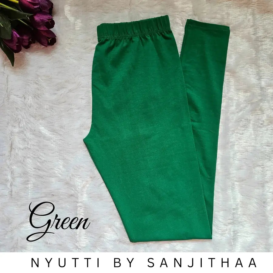 Green Full Length Leggings