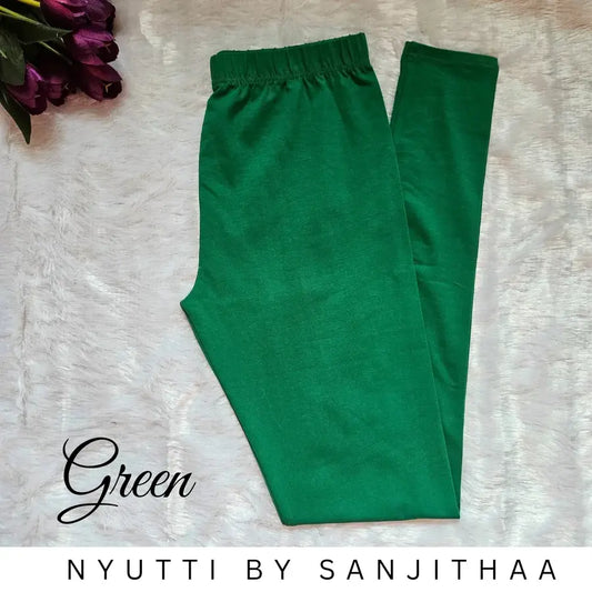 Green Full Length Leggings