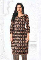 Duo Floral Printed Cotton Kurti