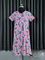 Caladium V-Neck Long Tshirt