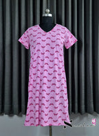 Lovely Butterfly V-Neck Long Tshirt