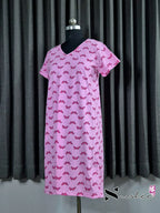 Lovely Butterfly V-Neck Long Tshirt