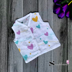 Muslin Button Jablas - Size New Born