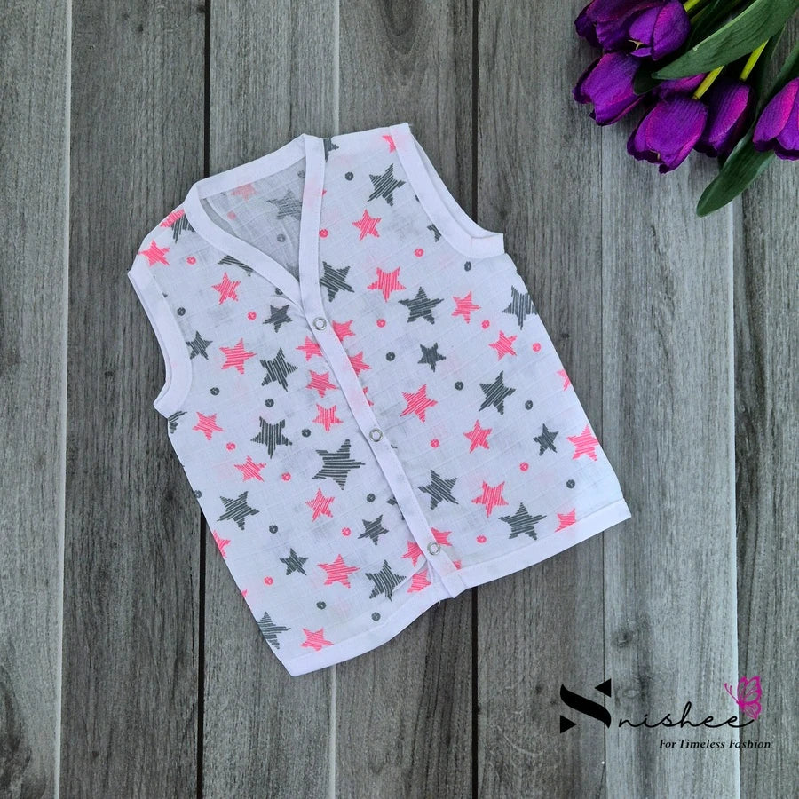 Muslin Button Jablas - Size 3 to 6 Months