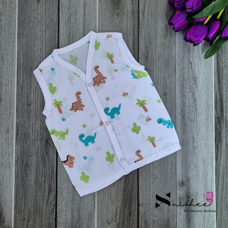 Muslin Button Jablas - Size 3 to 6 Months