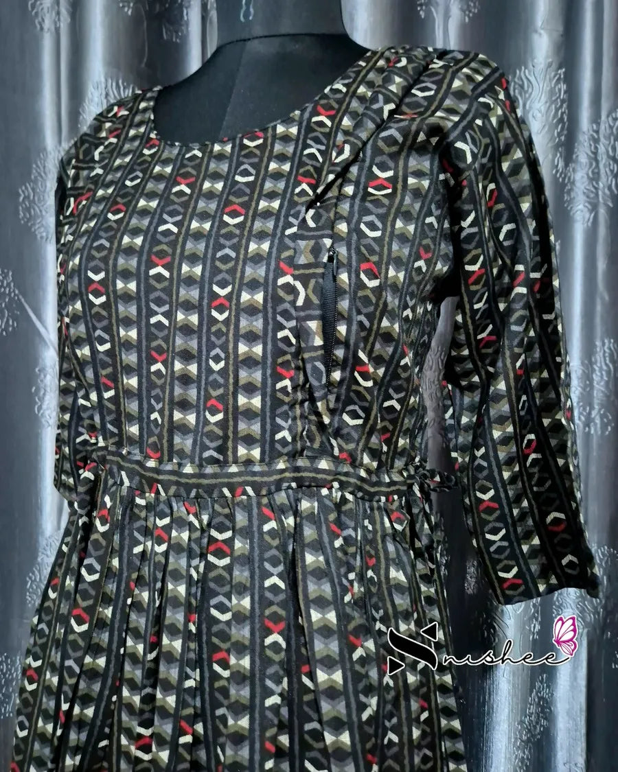 Maternity Feeding Kurti - WITH ZIP (MF002)