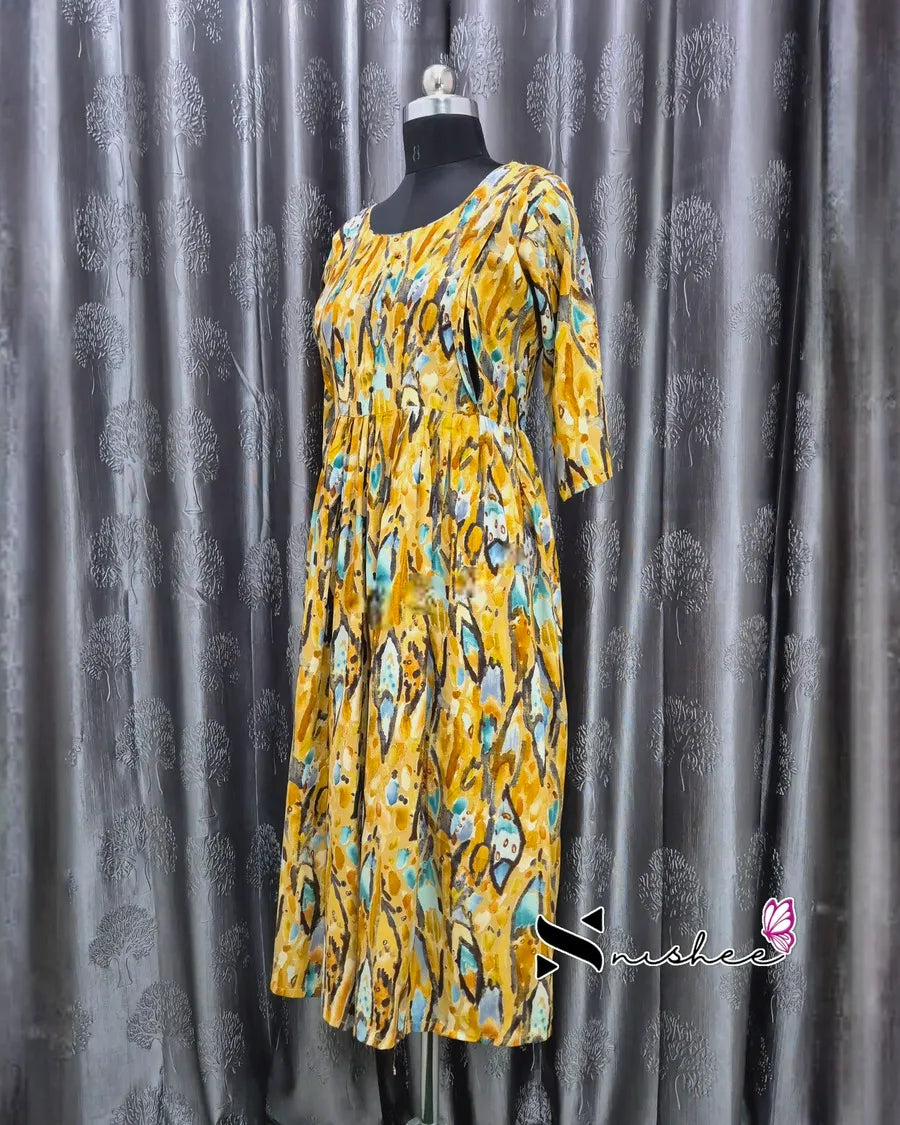 Maternity Feeding Kurti - WITH ZIP (MF005)