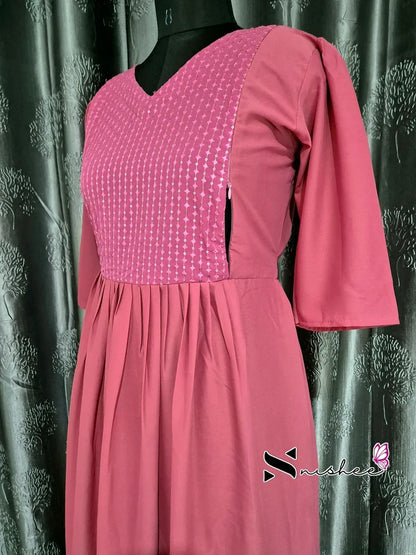 Maternity Feeding Kurti - WITH ZIP (MF007)