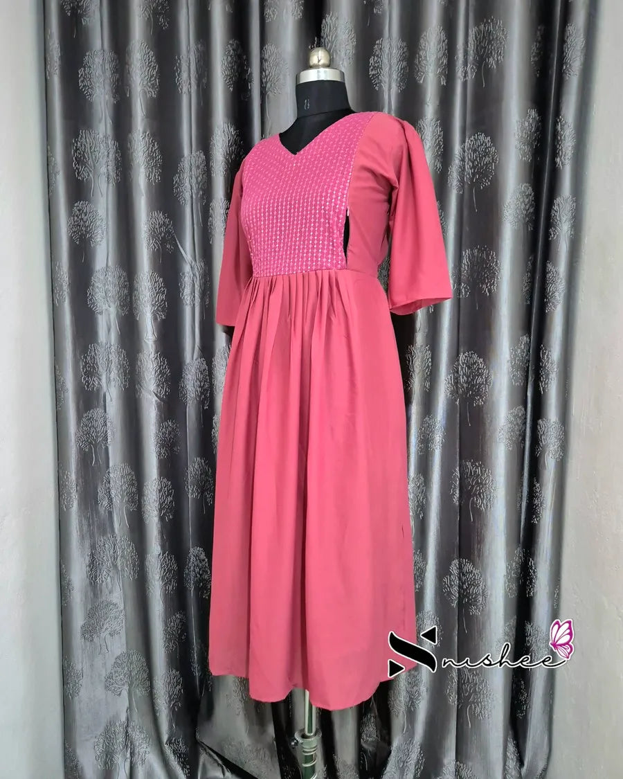 Maternity Feeding Kurti - WITH ZIP (MF007)