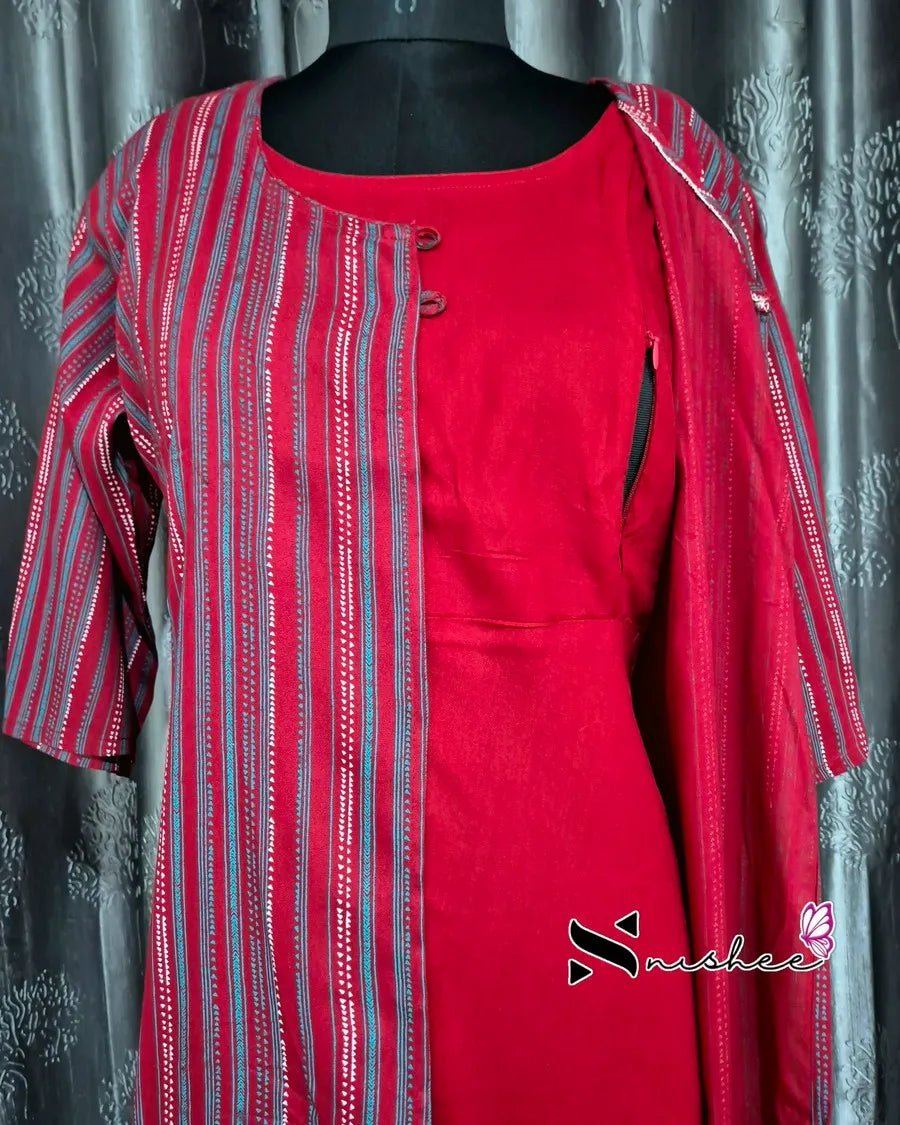 Maternity Feeding Kurti - WITH ZIP (MF009)