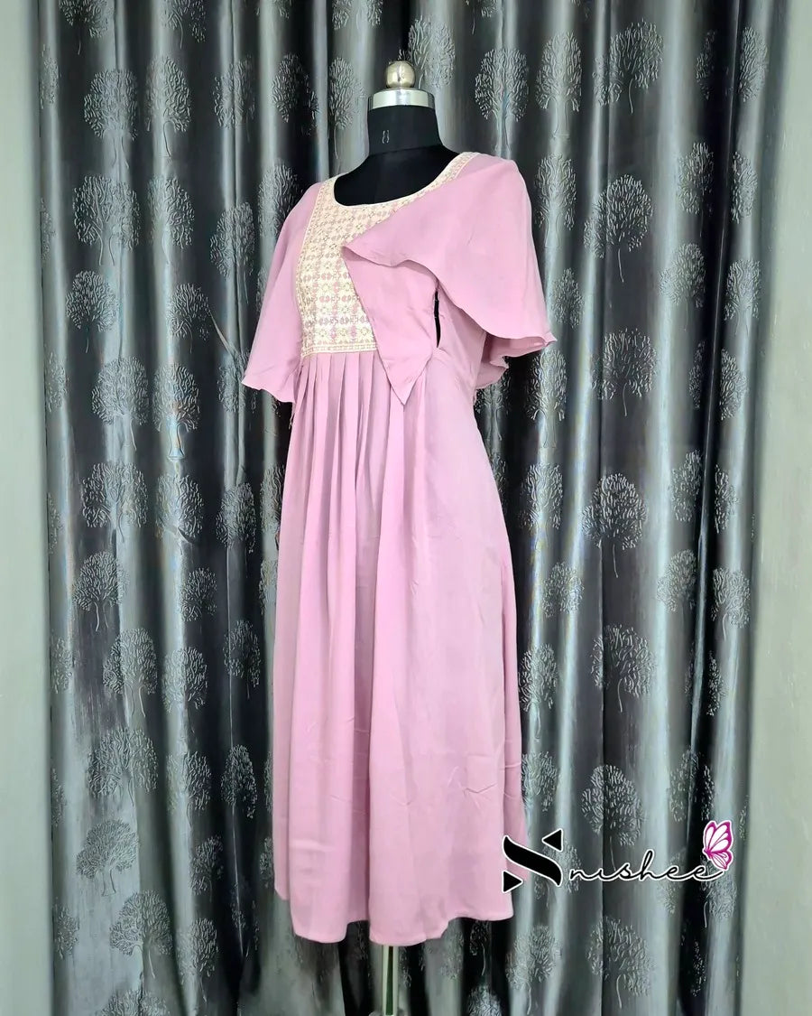 Maternity Feeding Kurti - WITH ZIP (MF012)