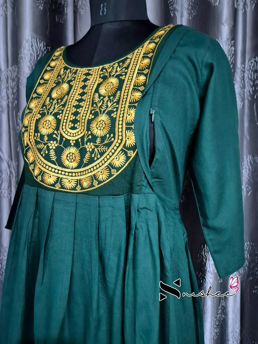 Maternity Feeding Kurti - WITH ZIP (MF017)
