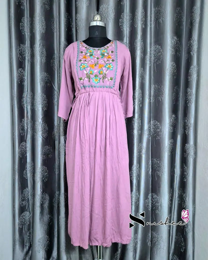 Maternity Feeding Kurti - WITH ZIP (MF018)