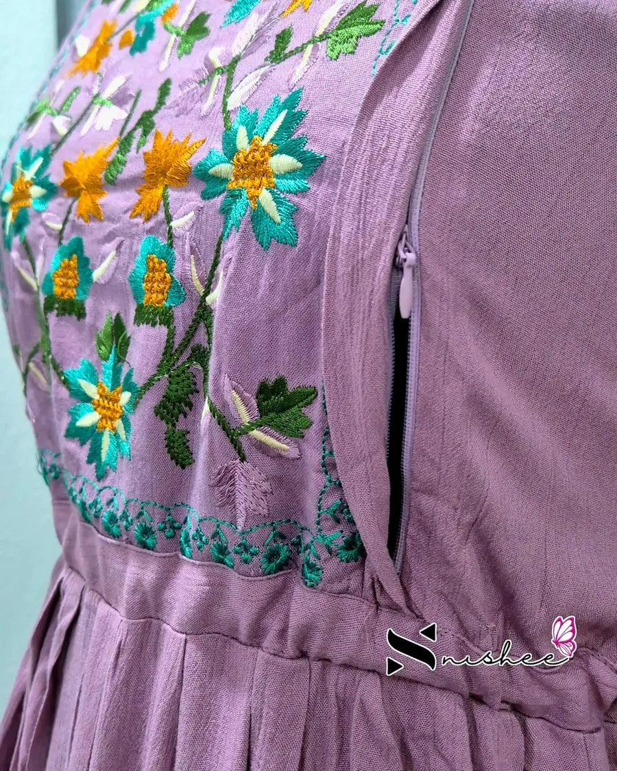 Maternity Feeding Kurti - WITH ZIP (MF018)
