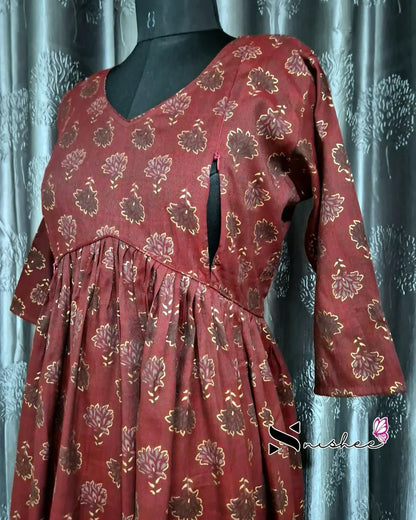 Maternity Feeding Kurti - WITH ZIP (MF020)