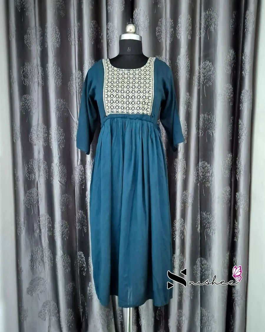 Maternity Feeding Kurti - WITH ZIP (MF023)