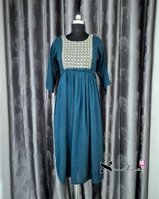 Maternity Feeding Kurti - WITH ZIP (MF023)