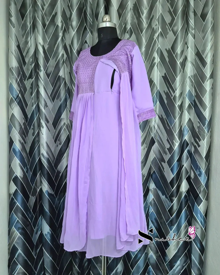 Maternity Feeding Kurti - WITH ZIP (MF025)